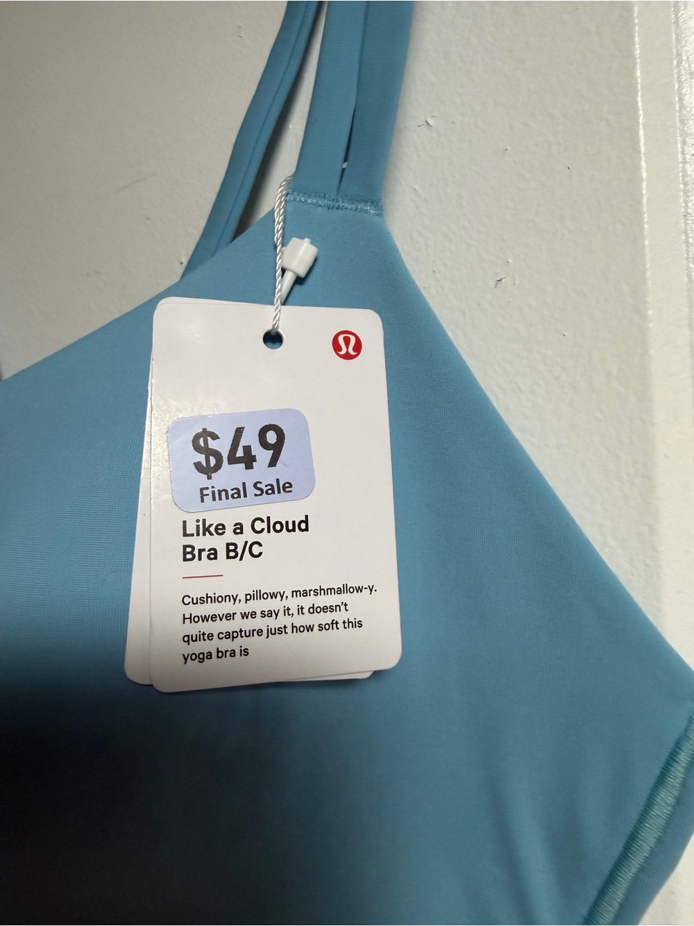 lululemon athletica Light Blue Like a Cloud Bra